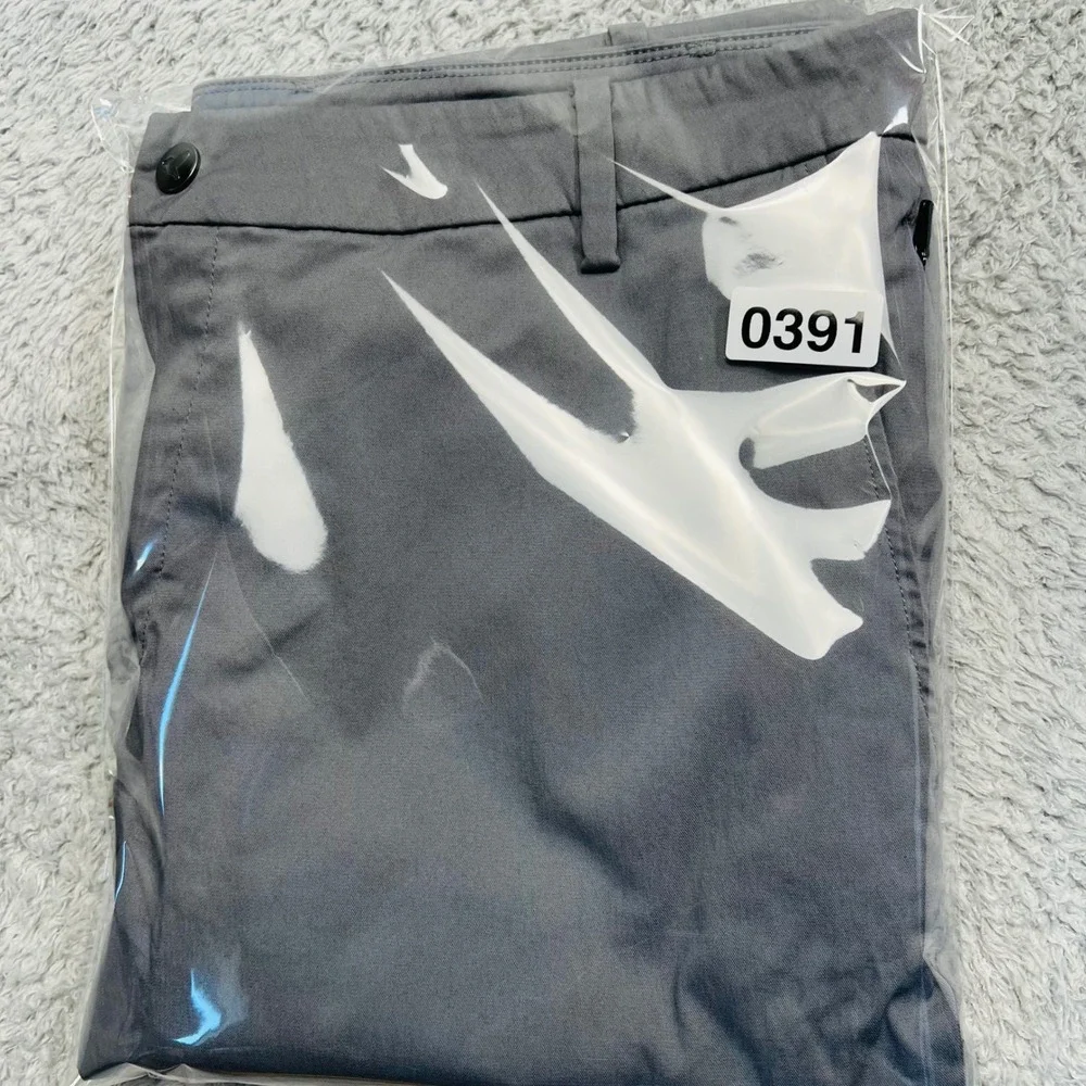 Birddogs‎ Men's Gray Stretch Khaki Pants 36x34 Built-In Liner Boomstick 5-Pocket